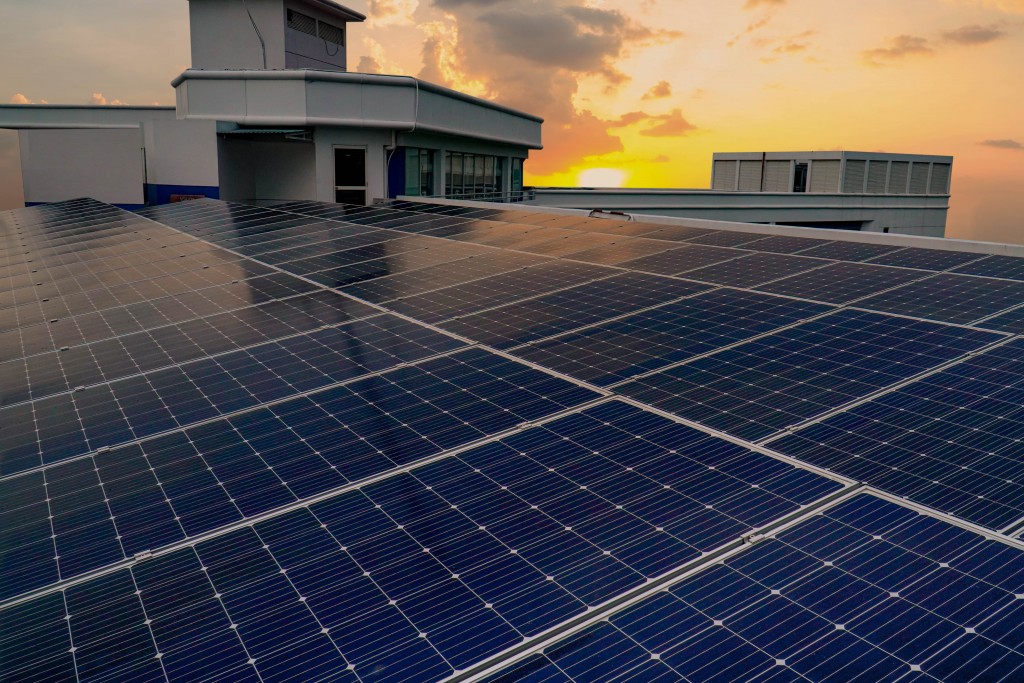 Trang trại năng lượng mặt trời trên mái nhà của Sembcorp tại VSIP Bình Dương, Việt Nam