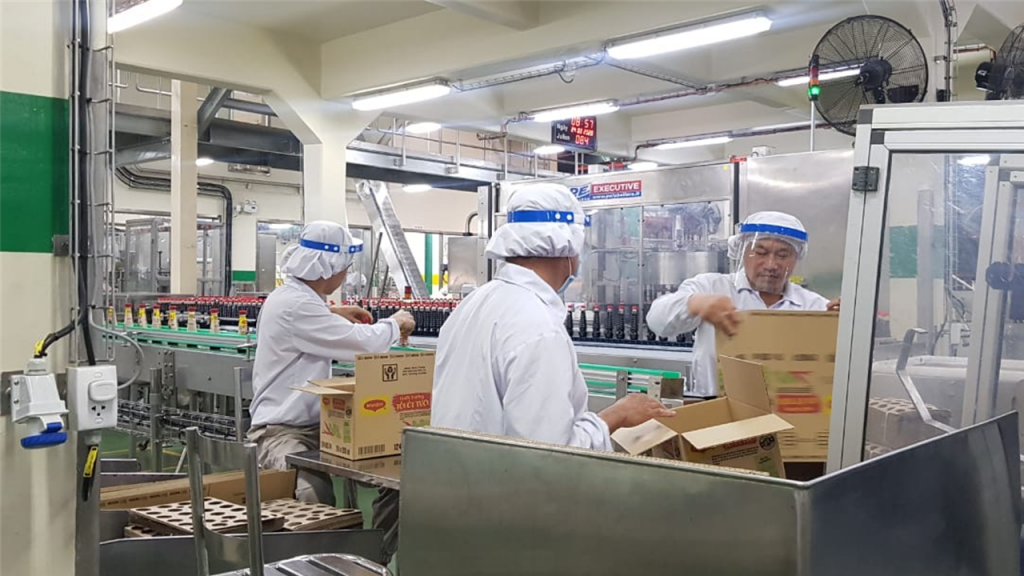Công ty thực hiện nghiêm các biện pháp phòng, chống dịch.