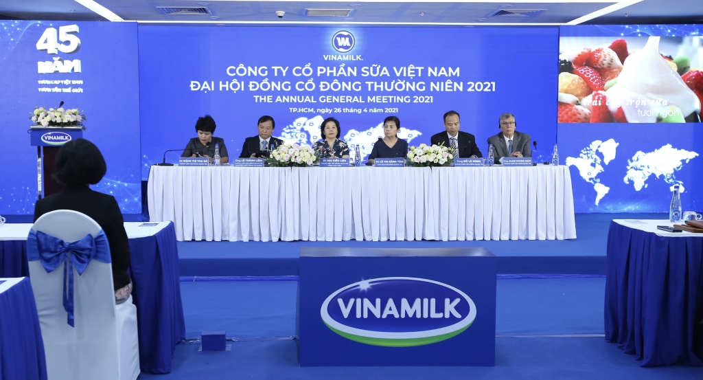 Toàn cảnh Đại hội đồng cổ đông Vinamilk 2021