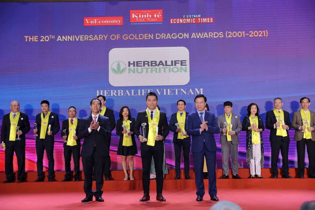 01-Herbalife - Thương hiệu thực phẩm bổ sung dinh dưỡng hàng đầu” tại Rồng Vàng 2021