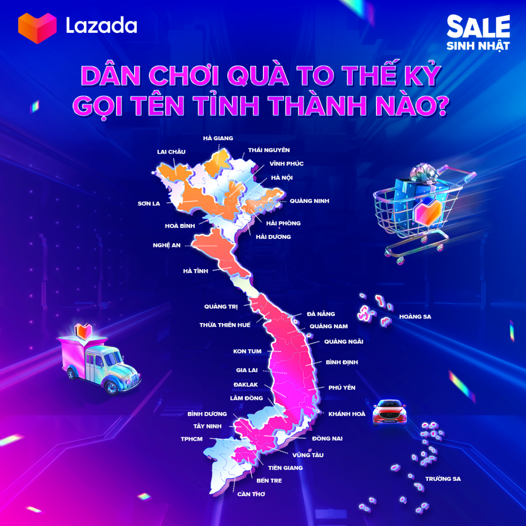 Lễ hội mua sắm “Sinh nhật thế kỷ” của Lazada: Hàng triệu người nhận quà 