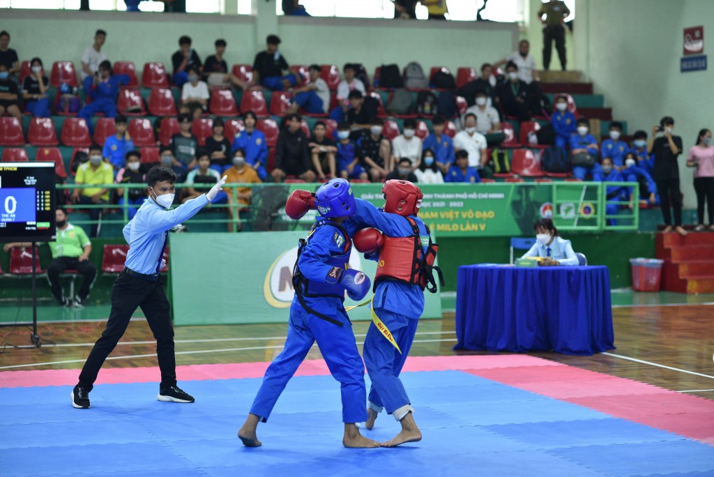 1.200 vận động viên học sinh sôi nổi tranh tài tại Giải Vovinam Việt võ đạo Cúp Nestlé MILO 2022