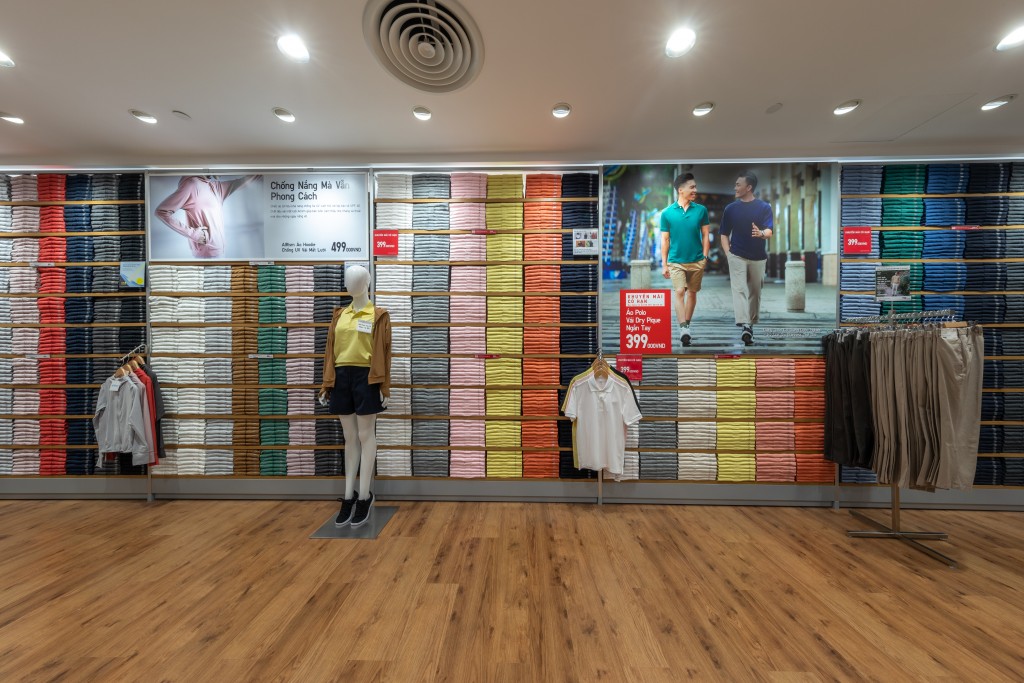 Cửa hàng UNIQLO Saigon Centre sẵn sàng cho ngày khai trương