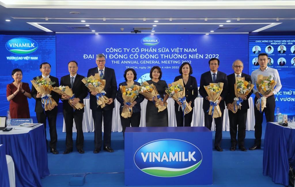 Các thành viên Hội đồng quản trị mới của Vinamilk nhiệm kỳ 2022-2026