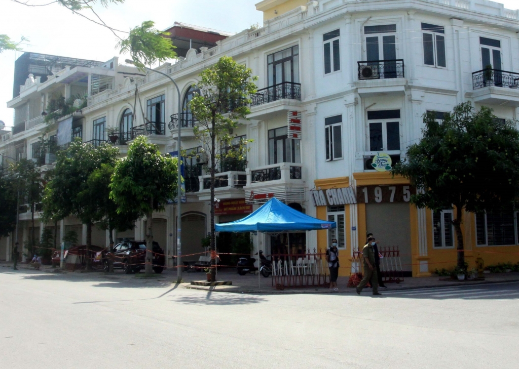 Khu vực bệnh nhân sinh sống ở tổ 5, Khu đô thị Petro Thăng Long, Phường Quang Trung, thành phố Thái Bình