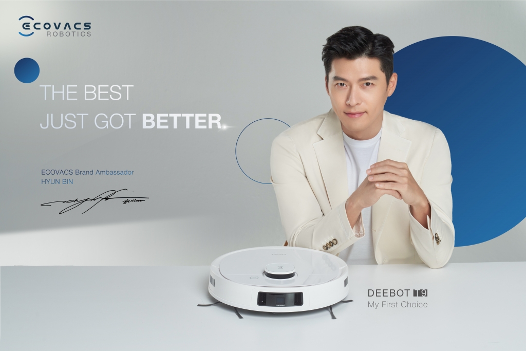 ECOVACS DEEBOT là lựa chọn đầu tiên của Hyun Bin khi tìm một robot hút bụi