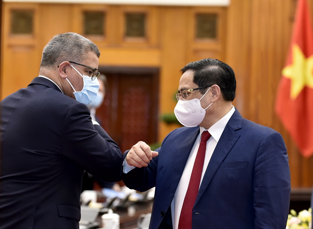 Thủ tướng Phạm Minh Chính hoan nghênh chuyến thăm và làm việc của ngài Bộ trưởng