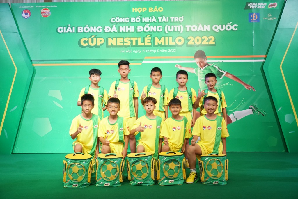 Giải Bóng đá Nhi đồng (U11) toàn quốc 2022 – Cúp Nestlé MILO chứng kiến sự tham gia vượt trội lên tới 46 đội bóng nhi đồng