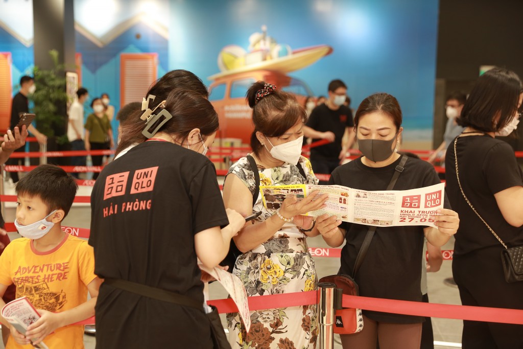 Cửa hàng UNIQLO AEON MALL Hải Phòng - Lê Chân chính thức khai trương