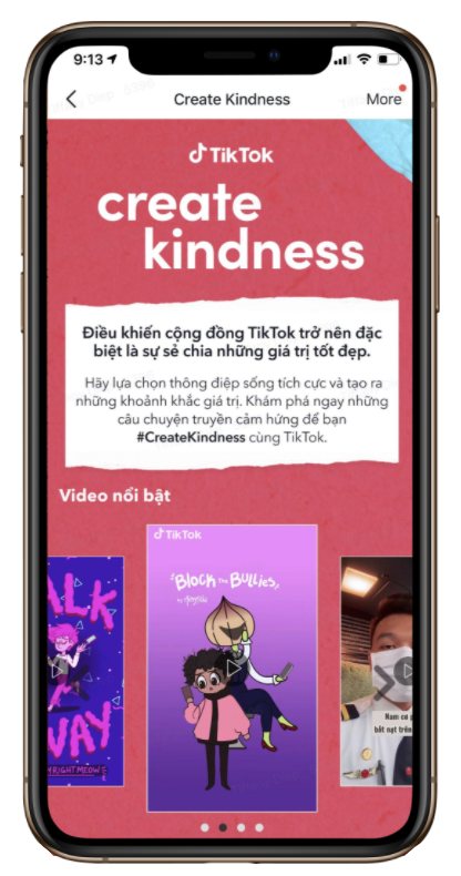 TikTok khởi động chiến dịch #CreateKindness kêu gọi lan tỏa sự tử tế trong cộng đồng