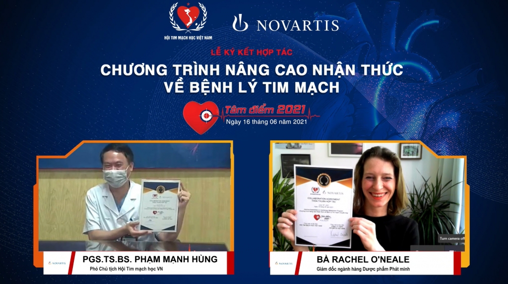 Lễ ký kết Novartis Vietnam - Hội Tim mạch học Việt Nam
