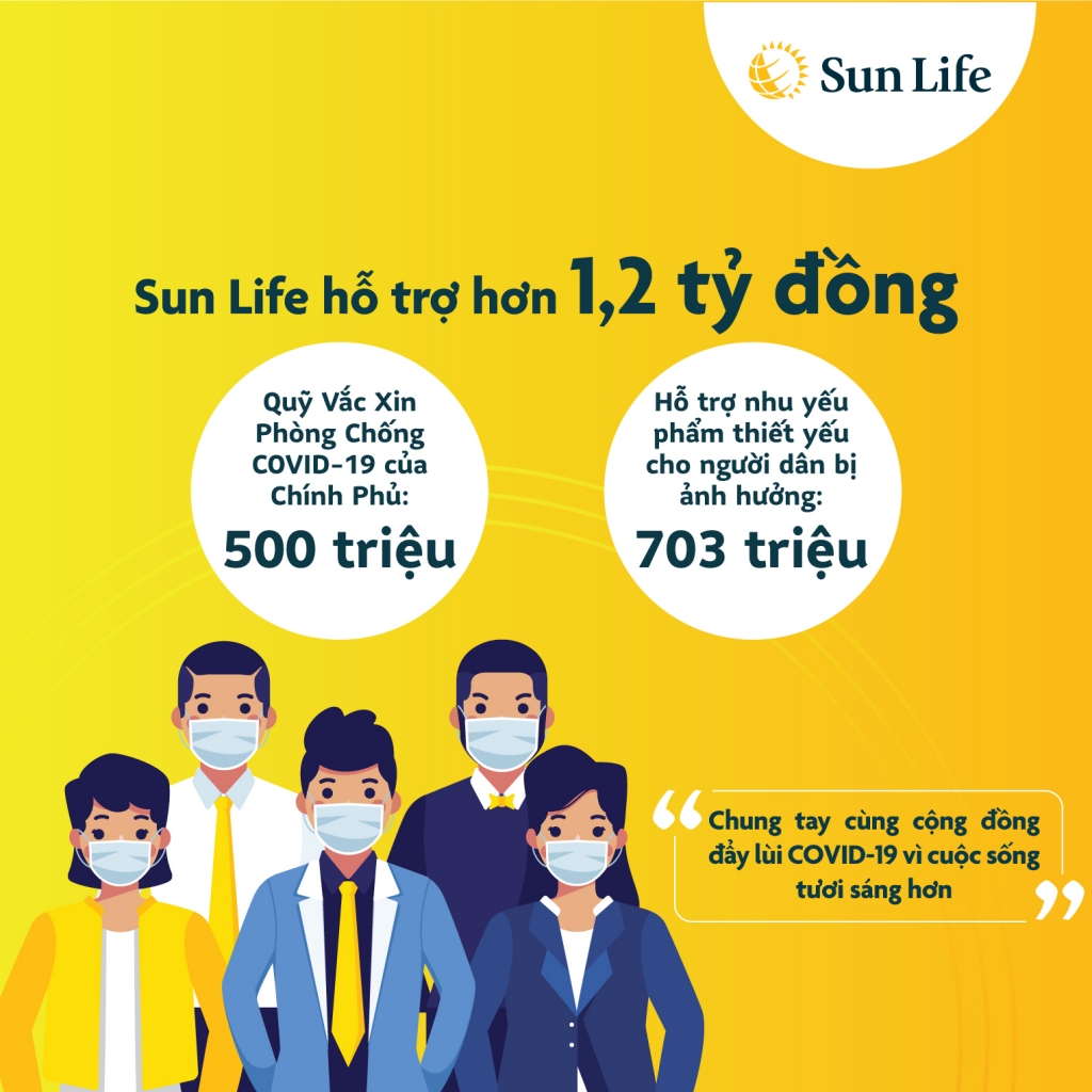 Sun Life Việt Nam chung tay phòng chống dịch bệnh Covid-19