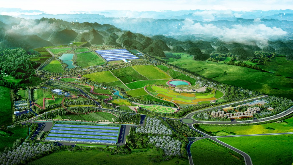 6. Phối cảnh Tổ hợp dự án Thiên đường sữa Mộc Châu, có vốn đầu tư dự kiến lên đến 3500 tỷ đồng