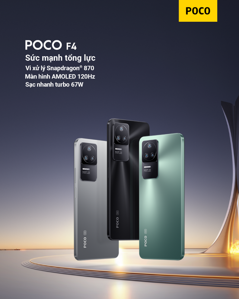 Ra mắt Flagship POCO F4 cùng bộ vi xử lý mạnh mẽ