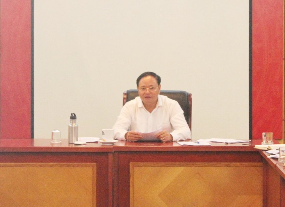 Thứ trưởng Bộ Tài nguyên và Môi trường Lê Minh Ngân chủ trì cuộc họp 2006 2