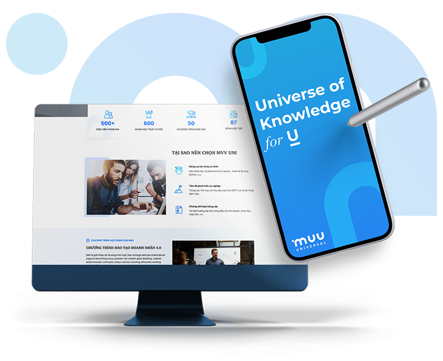 Nền tảng công nghệ và các bài giảng trên MVV Uni được xây dựng để đáp ứng đầy đủ các tiêu chí về trải nghiệm người dùng và học tập linh hoạt