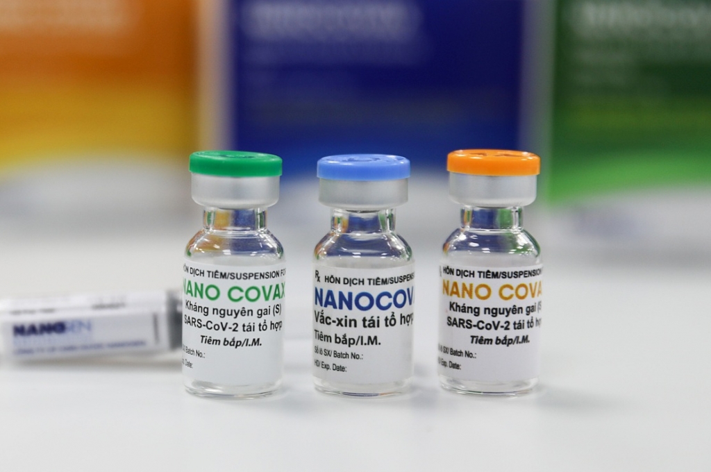 Vaccine Nanocovax tại nhà máy của Công ty Nanogen tại TP HCM