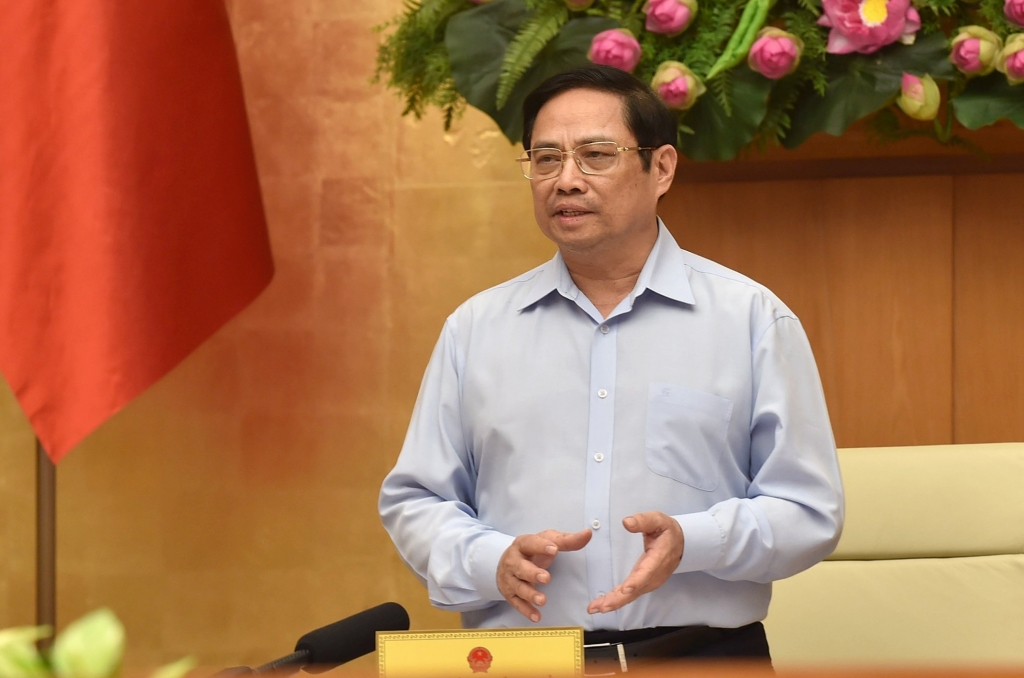 Thủ tướng Phạm Minh Chính phát biểu tại cuocj họp