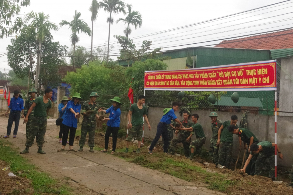 cán bộ, chiến sỹ Đoàn Thảo Nguyên luôn giữ trọn niềm tin mà Nhân dân dành tặng