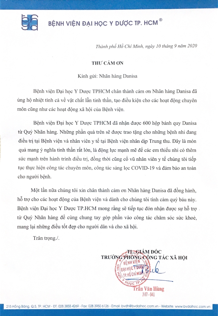 Danisa chung tay cùng người tiêu dùng tri ân đội ngũ y, bác sĩ