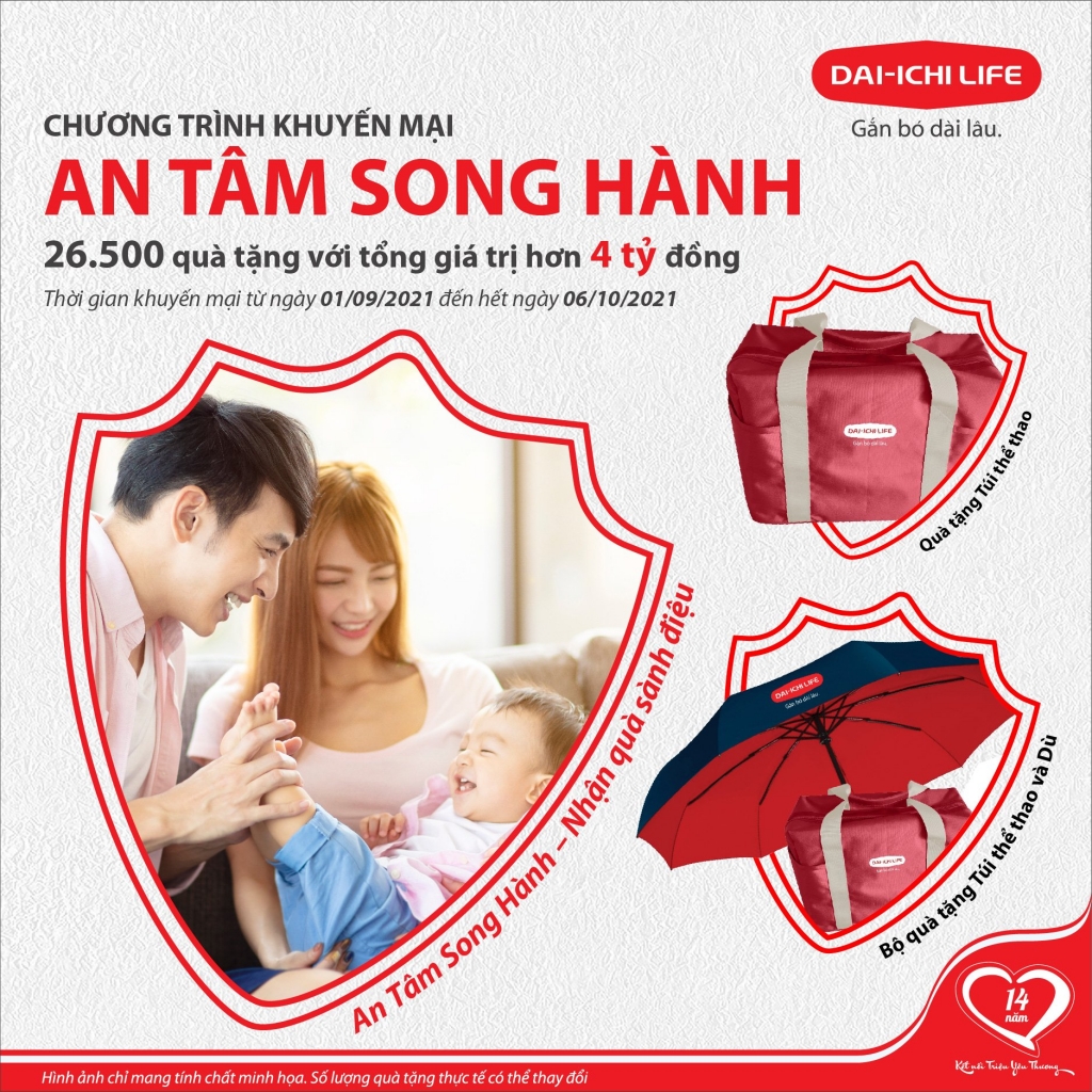 Dai-ichi Life Việt Nam triển khai chương trình khuyến mại hấp dẫn “An tâm song hành”