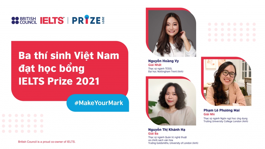 Gặp gỡ top 3 IELTS Prize