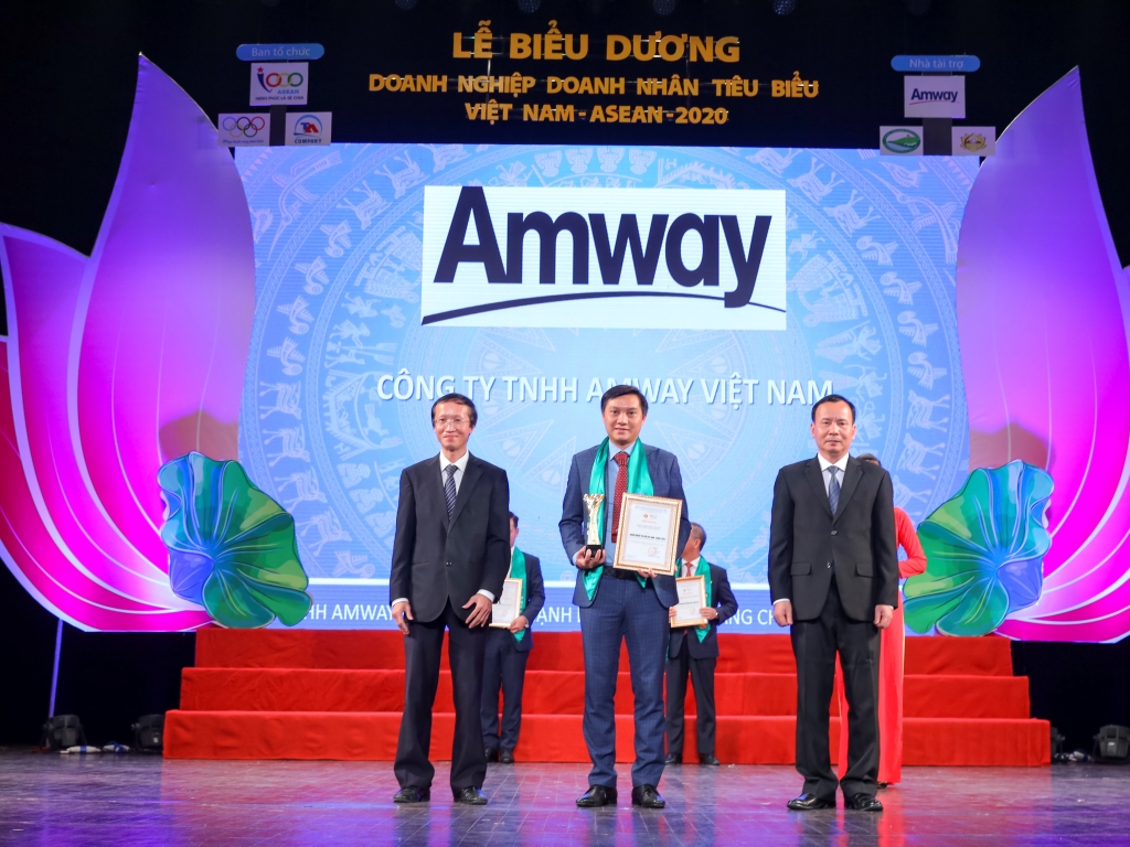 Amway Việt Nam vinh dự nhận giải thưởng Doanh nghiệp tiêu biểu Việt Nam – ASEAN 2020