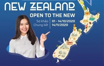 Cuộc thi “New Zealand - Open to the New” diễn ra từ ngày 1/10 đến 14/11/2020