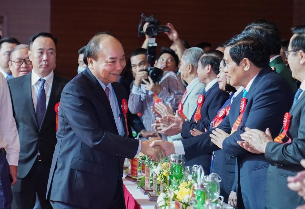 Thủ tướng Chính phủ Nguyễn Xuân Phúc động viên các đại biểu