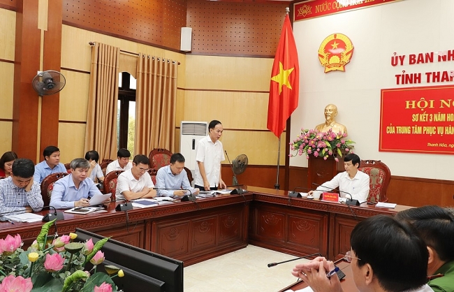 Sơ kết 3 năm hoạt động của Trung tâm Phục vụ hành chính công tỉnh Thanh Hóa