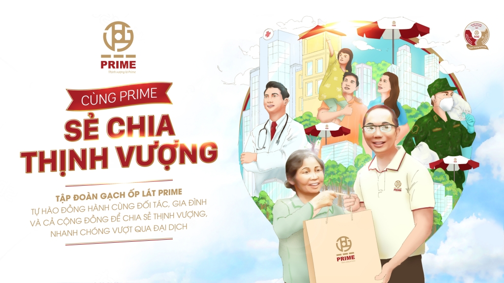 “Cùng PRIME sẻ chia thịnh vượng” là dự án trách nhiệm xã hội tiêu biểu của PRIME nhằm hỗ trợ cộng đồng trong cuộc chiến chống Covid-19