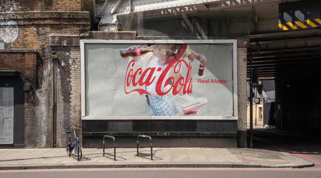 Là chiến lược thương hiệu toàn cầu mới nhất từ năm 2016 đến nay, Coca-Cola® giới thiệu REAL MAGIC™ cùng logo và nhận diện thương hiệu hoàn toàn mới
