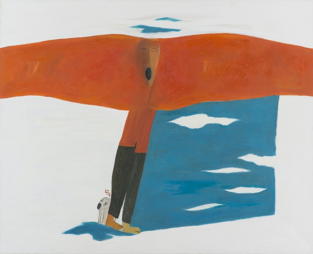 Tác phẩm “Âm vang IV” của nghệ sĩ Hà Trí Hiếu thuộc bộ sưu tập nghệ thuật đương đại của Đại học RMIT được trưng bày tại triển lãm Không mây không mưa