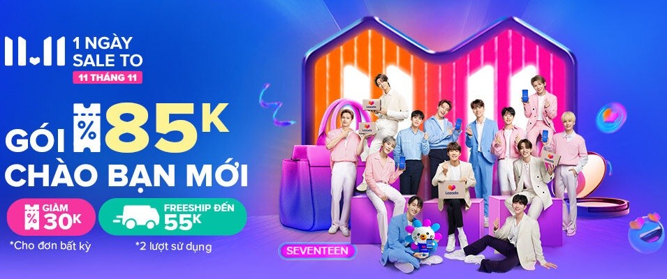 Lễ hội mua sắm 11.11 trên Lazada ghi nhận sức mua tăng cao