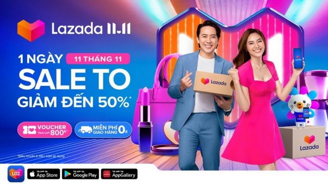 Lễ hội mua sắm 11.11 trên Lazada ghi nhận sức mua tăng cao