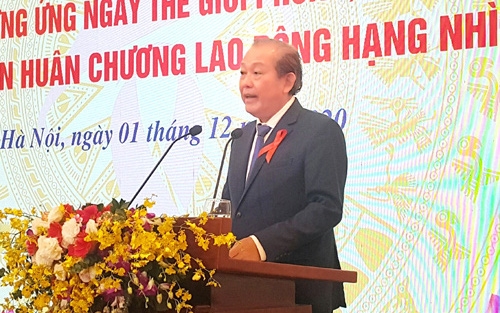Phó Thủ tướng Thường trực Chính phủ Trương Hòa Bình phát biểu tại Hội nghị