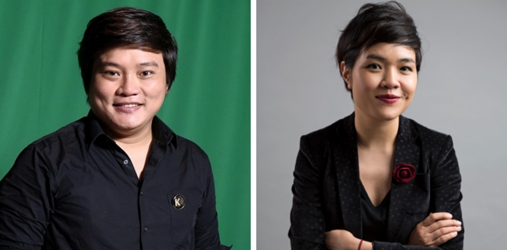 Đạo diễn Trần Thanh Huy và Giám đốc điều hành ClickMedia Nguyễn Thị Hải Hà