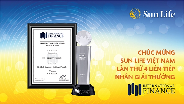 Sun Life Việt Nam lần thứ tư liên tiếp nhận giải thưởng từ Tạp chí Tài chính quốc tế