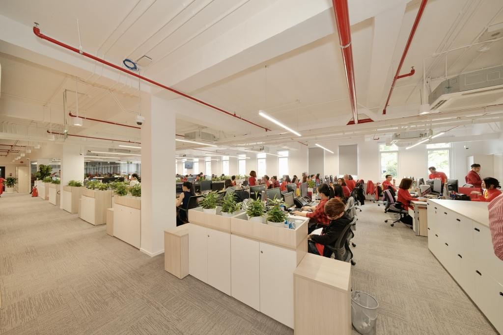 Generali Plaza sẽ là nơi làm việc tập trung của toàn bộ đội ngũ nhân viên của Generali tại Tp. HCM với bố cục rộng mở, từ đó nâng cao tương tác và hiệu quả phối hợp giữa các phòng ban Generali Plaza sẽ là nơi làm việc tập trung của toàn bộ đội ngũ nhân viên của Generali tại Tp. HCM với bố cục rộng mở, từ đó nâng cao tương tác và hiệu quả phối hợp giữa các phòng ban