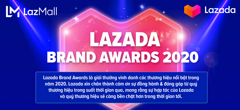 Lazada vinh danh 12 thương hiệu đối tác nổi bật trong năm 2020