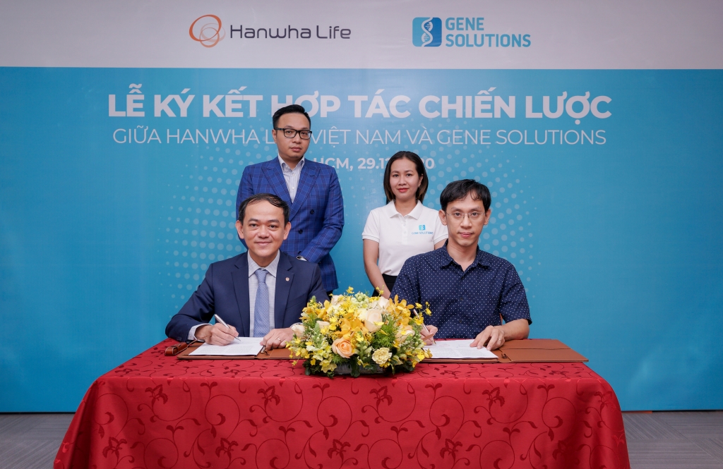  Hanwha Life Việt Nam ký kết hợp tác chiến lược cùng Gene Solution