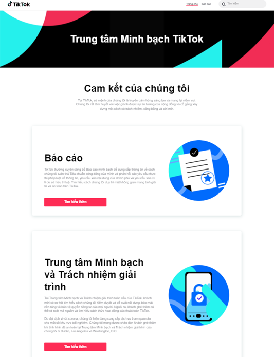 Trung tâm Minh bạch TikTok