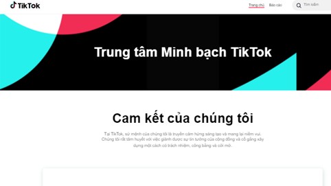 TikTok công bố cải tiến mới của Trung tâm Minh bạch