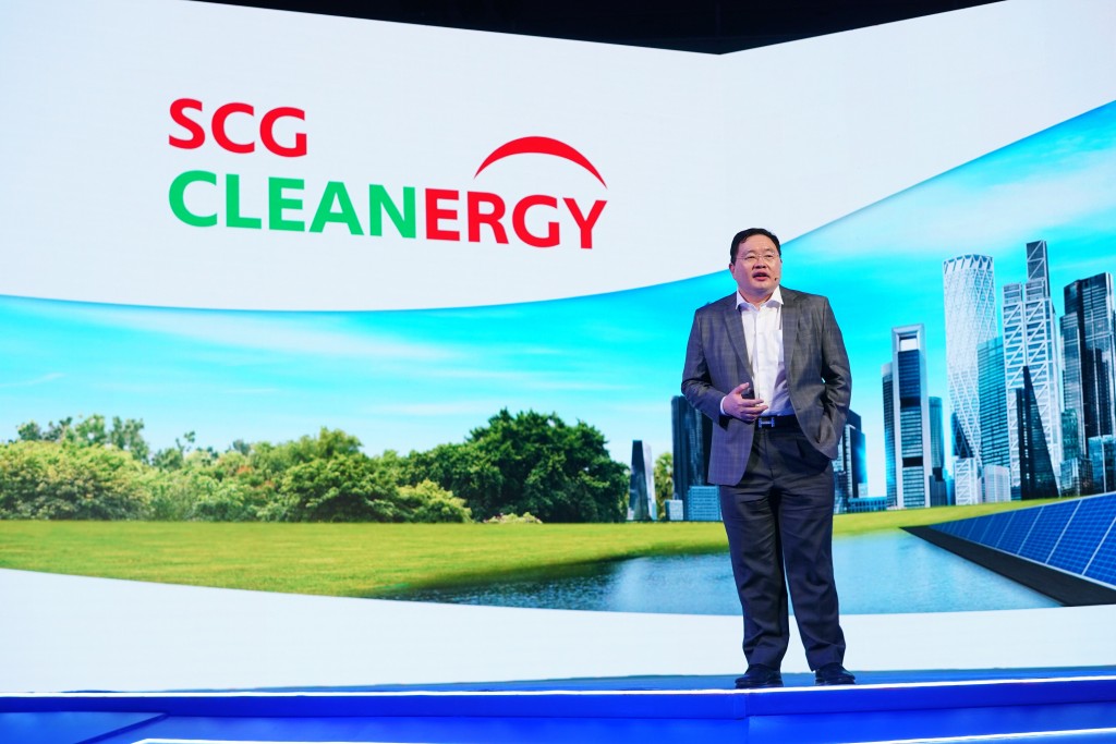 Ông Thammasak Sethaudom - Phó Chủ tịch Tài chính và Đầu tư & Giám đốc tài chính Tập đoàn SCG giới thiệu về lĩnh vực kinh doanh mới của Tập đoàn SCG - SCG Cleanergy