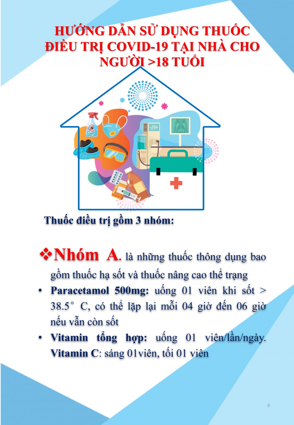 Hướng dẫn quản lý, điều trị và chăm sóc người bệnh COVID-19 không triệu chứng và triệu chứng nhẹ tại nhà