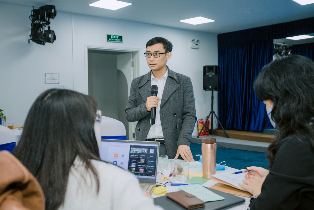 Anh Nguyễn Thi - Chuyên viên Vụ Pháp chế, Bộ Tài nguyên _ Môi trường chia sẻ về kết quả thảo luận vận động chính sách