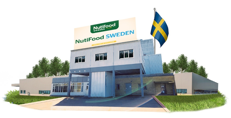 Nutifood Thụy Điển là bước tiến dài trên hành trình thực hiện sứ mệnh chăm sóc sức khỏe, nâng tầm dinh dưỡng của Nutifood