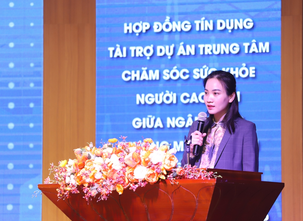 Bà Nguyễn Thị Anh - Giám đốc Sở Giao dịch I Ngân hàng TMCP Quân đội MB