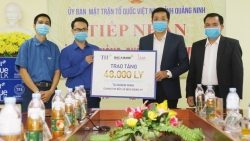 Tập đoàn TH tặng 201.600 ly sữa tươi sạch và đồ uống góp sức chống dịch Covid-19