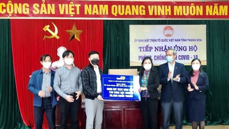 Công ty CP TNH99 Việt Nam hỗ trợ thiết bị phòng chống COVID-19 tỉnh Thanh Hóa